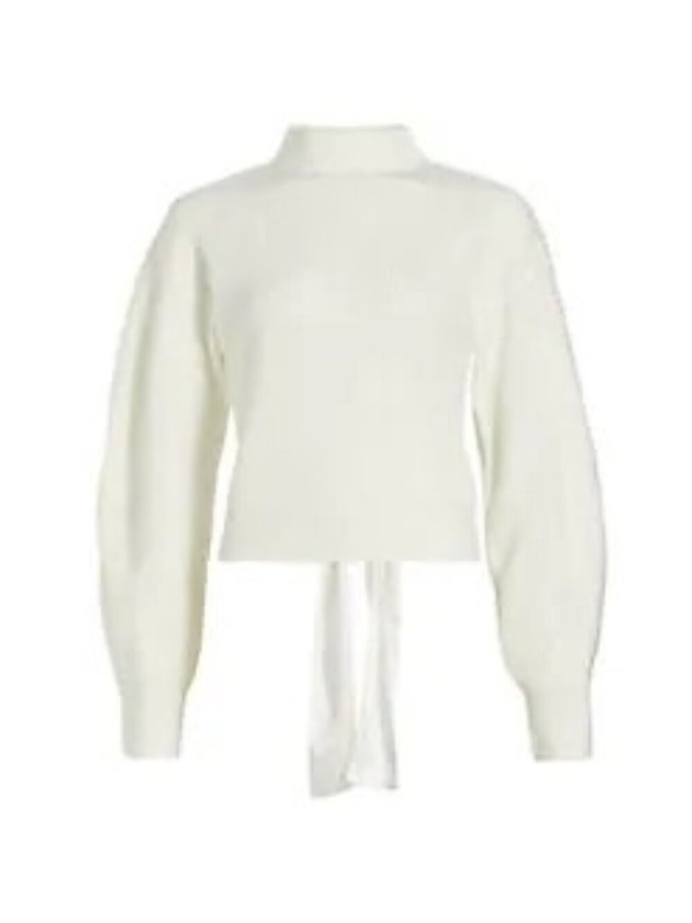 Design History Rib Knit Tie Back Sweater